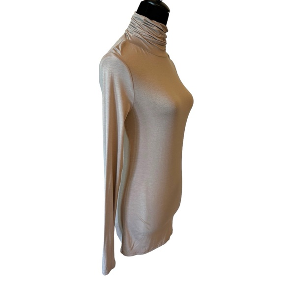 3 Dots Stretch Stone Lightweight Turtleneck Size Small - Picture 3 of 4